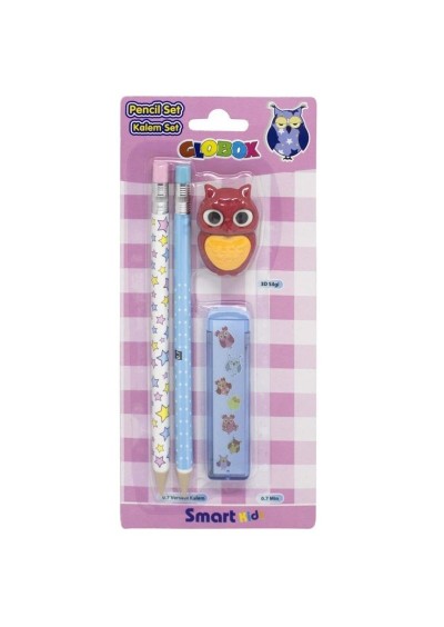 Globox 2563 Versatil Kalem Min Ve 3D Silgi Set Git