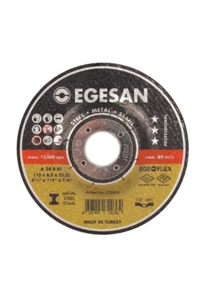 Egesan 115*6*22 Metal Taşlama 272036 030 006