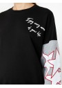 Koton Yazılı Baskılı Sweatshirt Siyah 9KAL16352OK03A